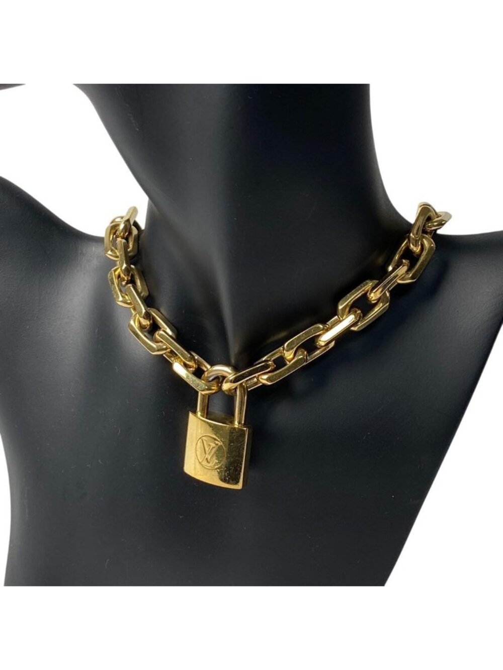 Louis Vuitton Collier Edgecadena Necklace Mp2993